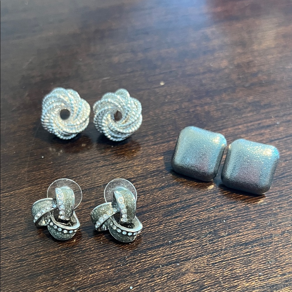 Trio of earrings